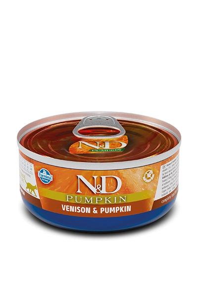 N&D Cat Konserwa Dziczyzna&Dynia 70g