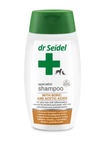 Dr. Seidel Szampon Z Kwasem Borowym&Octowym 220ml
