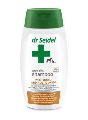 Dr. Seidel Szampon Z Kwasem Borowym&Octowym 220ml