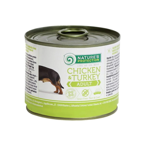 Nature's Protection Pies  Kurczak Z Indykiem 200g
