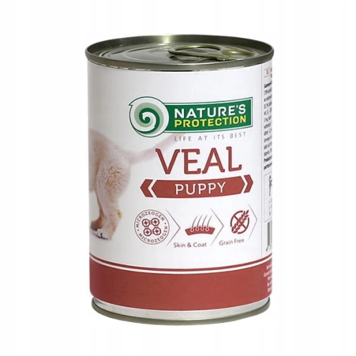 Nature's Protection Pies Puppy Cielęcina 400g