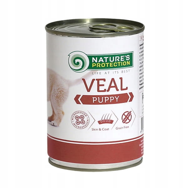 Nature's Protection Pies Puppy Cielęcina 400g