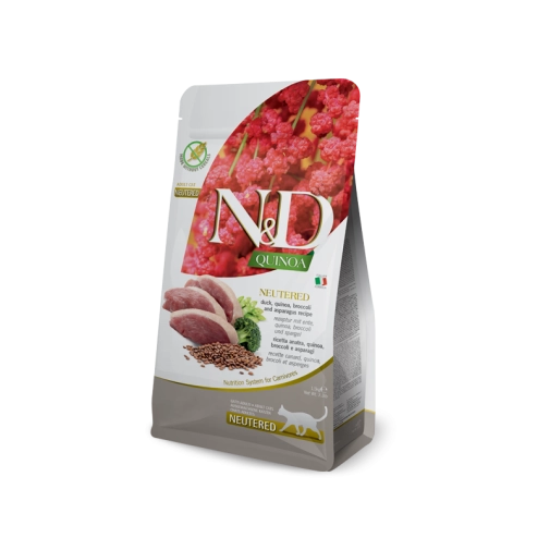 N&D Quinoa Cat Neutered Duck&Broccoli 300g