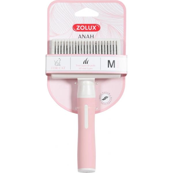 Zolux Anah Cat Szczotka Wysuwane Zęby Średnia