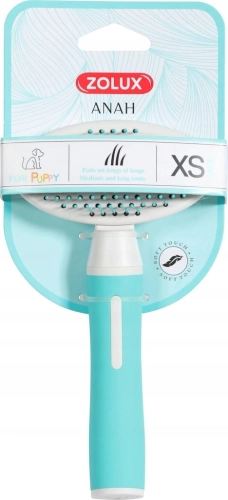 Zolux Anah Puppy Szczotka Miękka Z Wysuwanymi Igłami