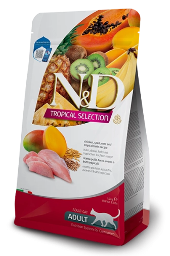 N&D Tropical Cat Kurczak 300g