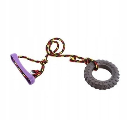 Sumplast Zabawka Dla Psa Opona + Sznurek Mała 10cm