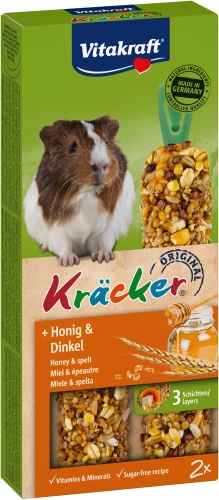 Vitakraft Kracker Dla Świnki Miód/Orkisz 2szt.