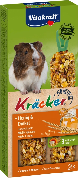 Vitakraft Kracker Dla Świnki Miód/Orkisz 2szt.
