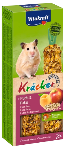 Vitakraft Kracker Dla Chomika Owoc/Płatki Owsiane 2szt