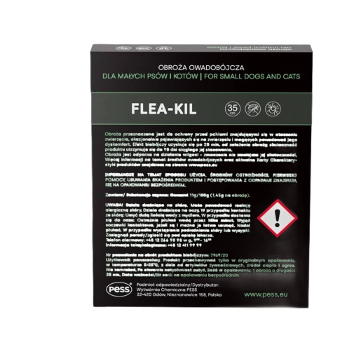 Pess Obroża Owadobójcza Flea-Kil Dla Psa I Kota 35cm