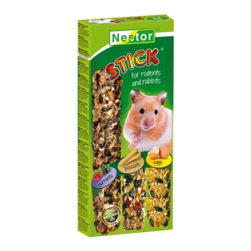 Nestor Kolby Dla Chomika 3w1 Porzeczka/Jajo/Biszkopt 3szt