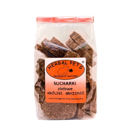 Herbal Pets Sucharki Ziołowe Dla Gryzoni 140g