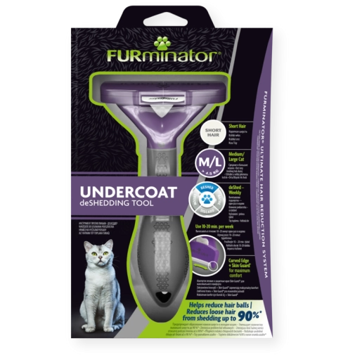 Furminator Dla Kotów Krótkowłosych "M/L" Powyżej 4,5kg