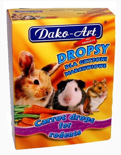 Dako-art Dropsy Dla Gryzoni Marchewkowe 75g