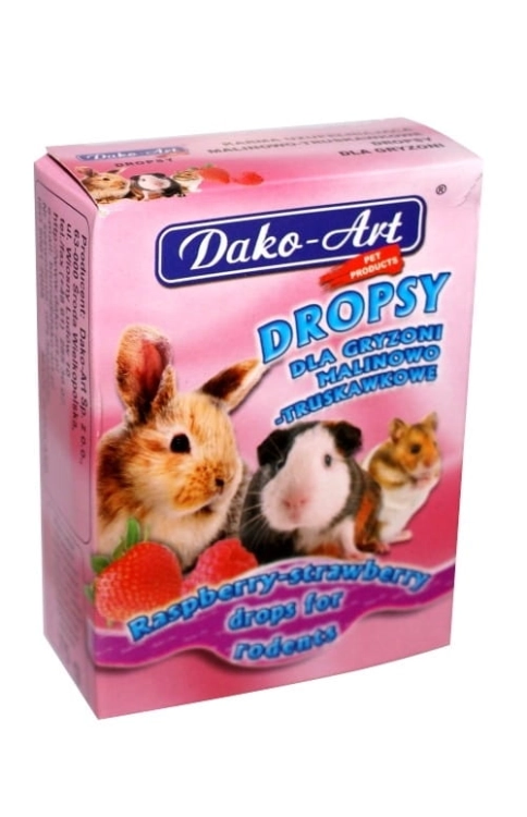 Dako-art Dropsy Dla Gryzoni Malinowo/truskawkowe 75g