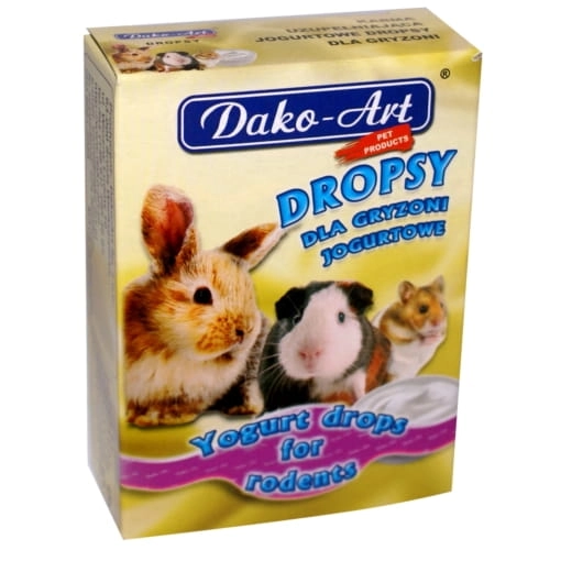 Dako-art Dropsy Dla Gryzoni Jogurtowe 75g