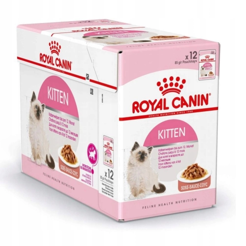 Royal Canin Kitten Instinctive W Sosie 12x85g