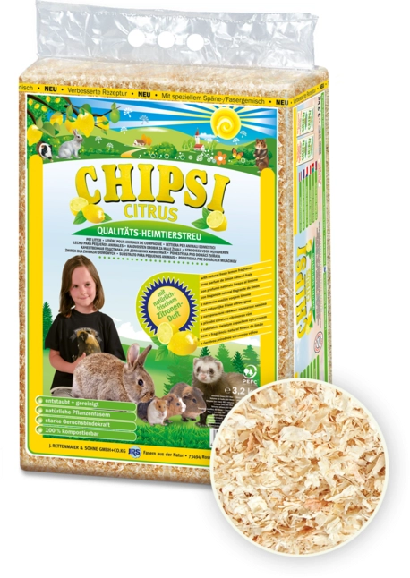 Rettenmaier Chipsi Trociny Cytrynowe 60l/3,2kg
