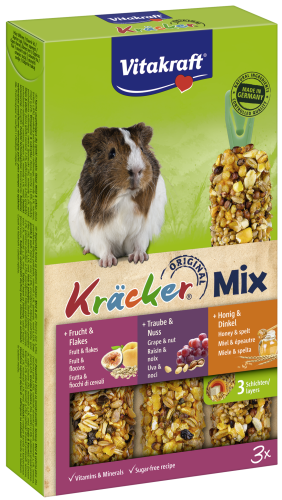 Vitakraft Kracker Dla Świnki Trio Miód/Orzechy/Owoce 3szt.