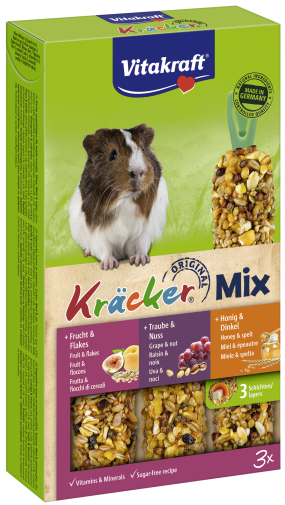 Vitakraft Kracker Dla Świnki Trio Miód/Orzechy/Owoce 3szt.