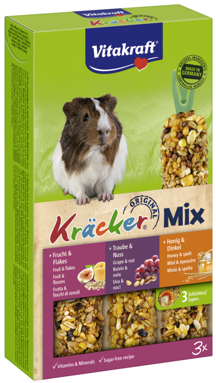 Vitakraft Kracker Dla Świnki Trio Miód/Orzechy/Owoce 3szt.