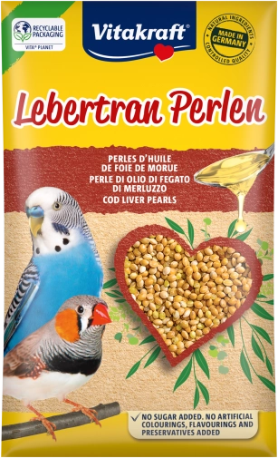 Vitakraft Witaminy Dla Papugi Lebertran Perlen 20g