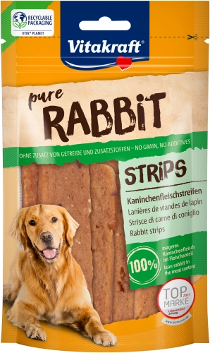 Vitakraft Pure Rabbit Paski Z Królika 80g