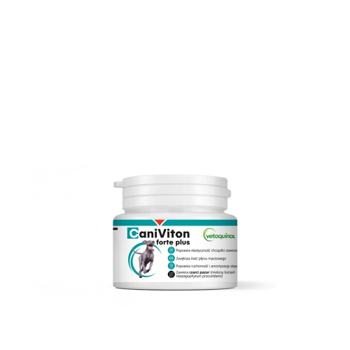 Vetoquinol Caniviton Forte Plus 30 Tabletek/66g