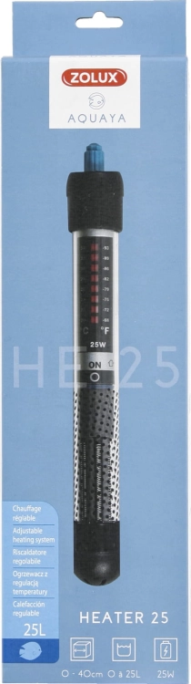 Zolux Aquaya Heater Grzałka 25w Do 10-25l