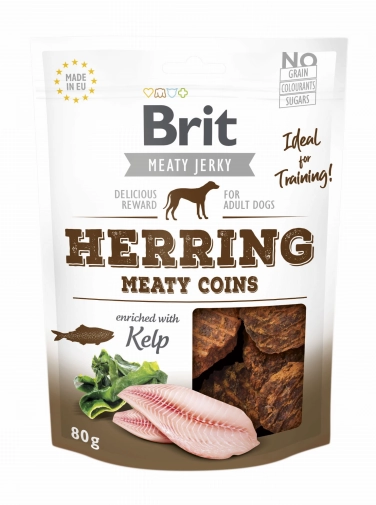 Brit Jerky Herring Meaty Coins 80g