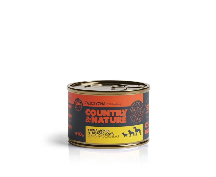 Country&Nature Dziczyzna Z Żurawiną 410g