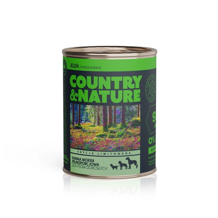 Country&Nature Jeleń Z Kuskusem 400g
