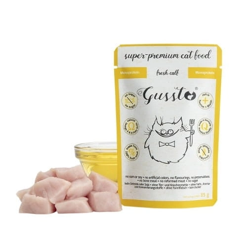 Gussto Cielęcina Dla Kota Saszetka 85g