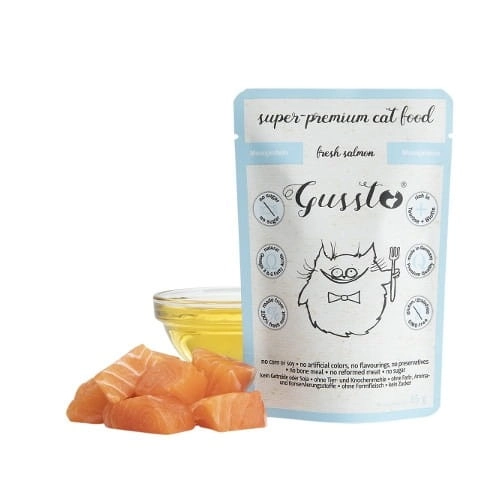 Gussto Łosoś Dla Kota Saszetka 85g