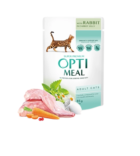 OptiMeal Królik W Marchewce 85g