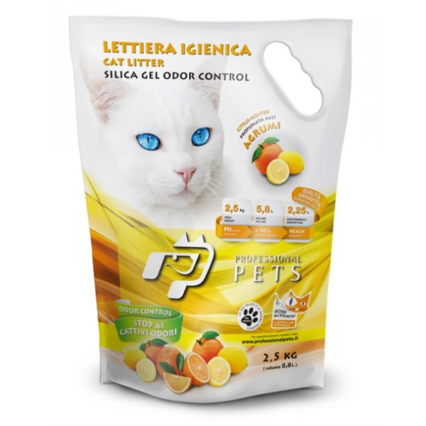 Professional Pets Żwirek Silikonowy Cytrusowy 5,8L