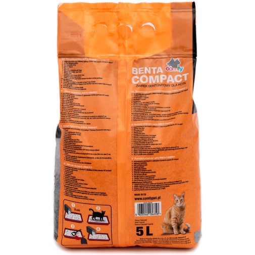 Żwirek Dla Kota Comfy Benta Standard Baby Powder  5l