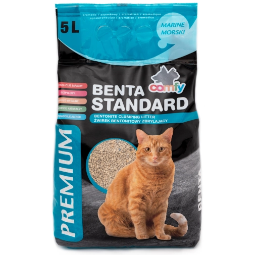 Żwirek Dla Kota Comfy Benta Standard Morski 5l