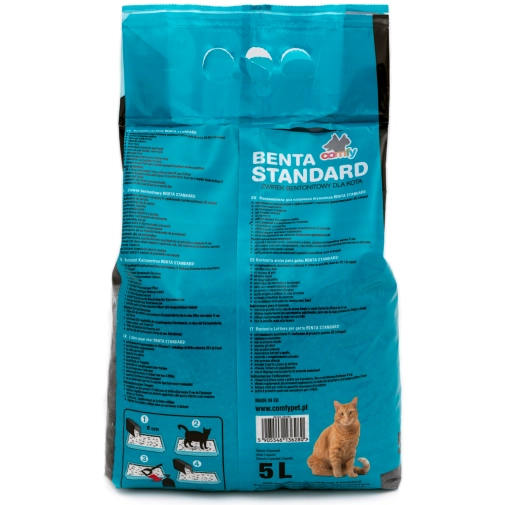 Żwirek Dla Kota Comfy Benta Standard Morski 5l