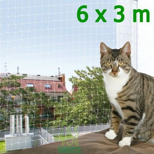 Trixie Siatka Ochronna Dla Kota 6x3m Przeźroczysta