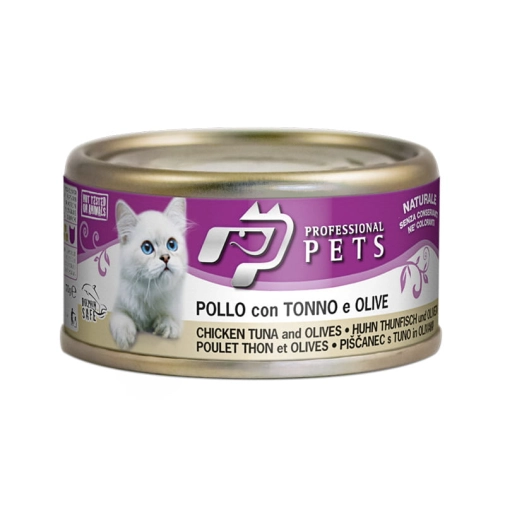 Professional Pets Kurczak Z Tuńczykiem I Oliwkiami 70g