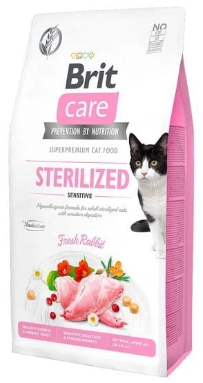 Brit Care Cat Sensitive Sterilised Rabbit 400g