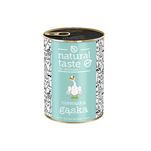 Natural Taste Dla Kota Danie Z Gęsi 400g