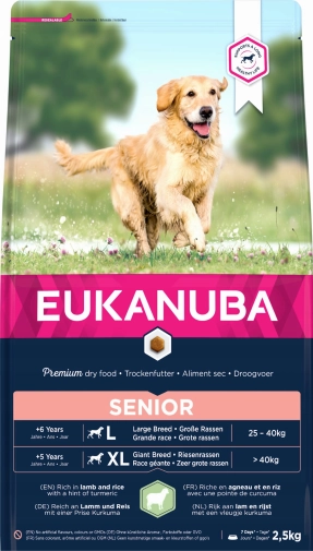Eukanuba Senior Large And Giant Breed Lamb And Rice 2,5kg