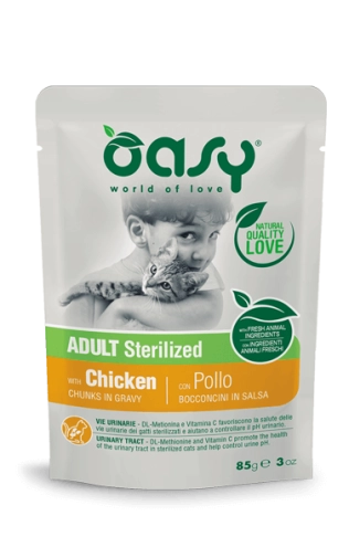 \Oasy Lifestage Sterilised Kurczak 85g