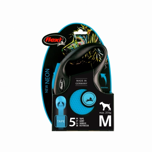 Flexi New Neon Taśma "M" 5m Do 25kg Niebieska