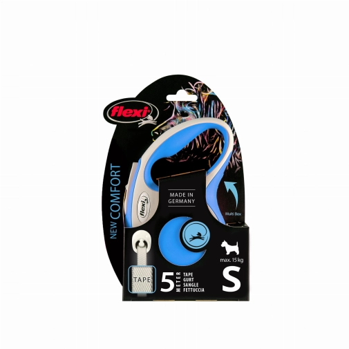 Flexi New Comfort Taśma "S" 5m Do 15kg Niebieska