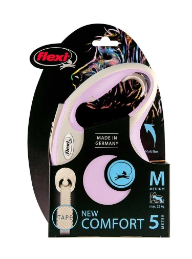 Flexi New Comfort Taśma "M" 5m Do 25kg Różowa