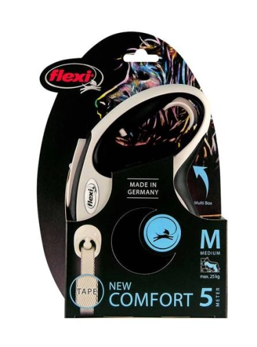 \Flexi New Comfort Taśma "M" 5m Do 25kg Czarna